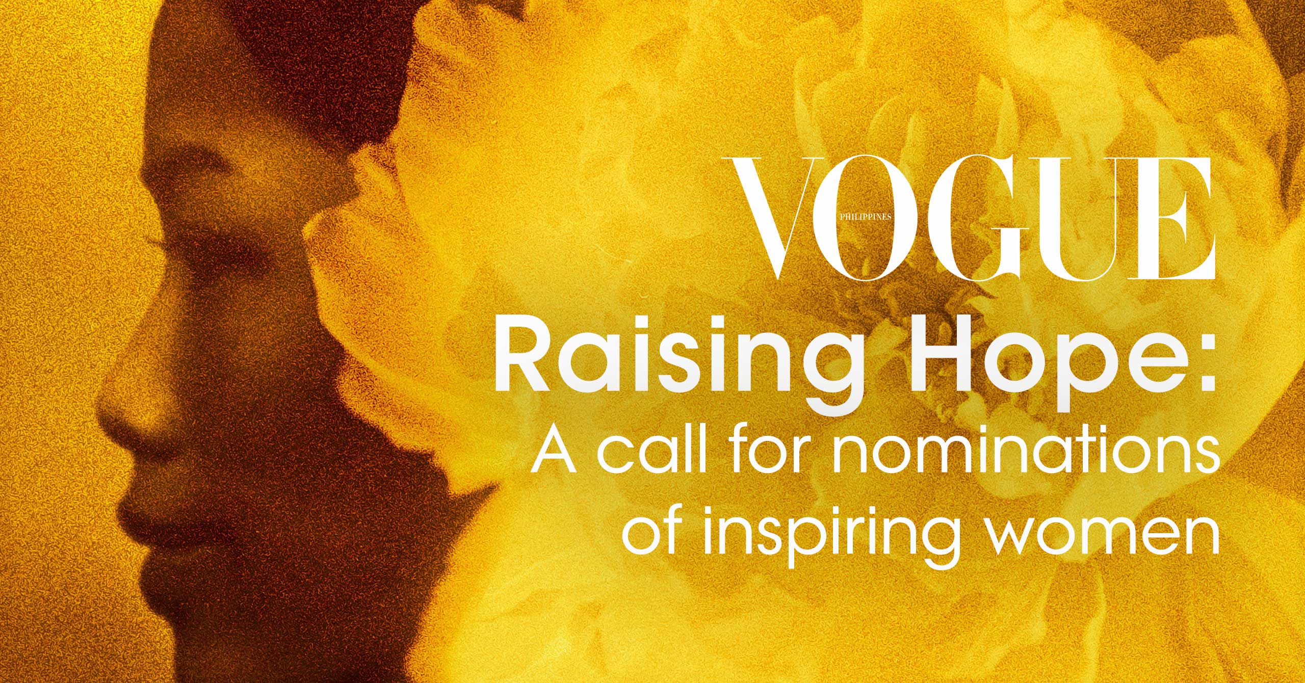 Vogue Philippines: Raising Hope Through Women's Month Stories